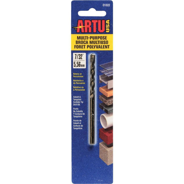 01022 ARTU 7/32 In. Cobalt General Purpose Drill Bit