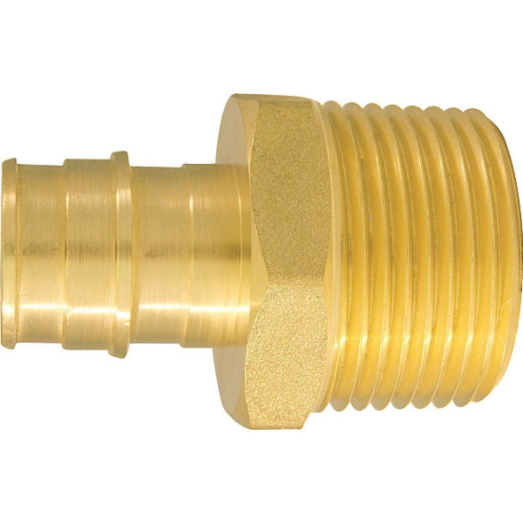 EPXMA341 Apollo Retail 3/4 In. x 1 In. Brass Insert Fitting MIP Adapter Type A