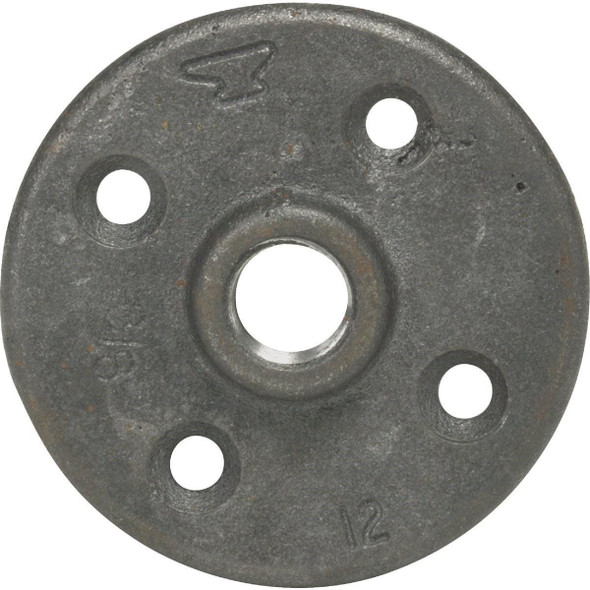 8700164000 Anvil 1-1/4 In. x 3-5/8 In. Black Iron Floor Flange