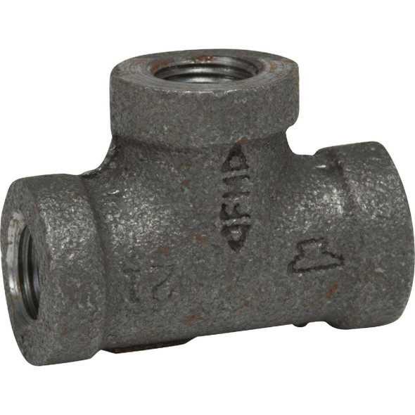 8700120606 Anvil 1-1/4 In. Malleable Black Iron Tee