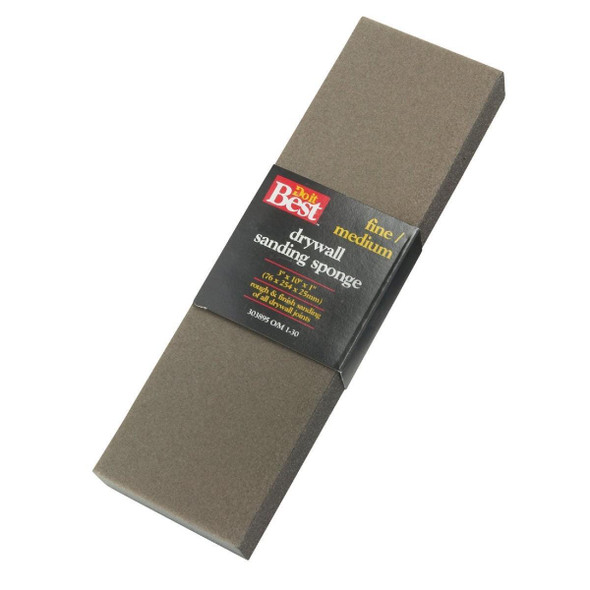 303895GA Drywall 3 In. x 10 In. x 1 In. Fine/Medium Sanding Sponge