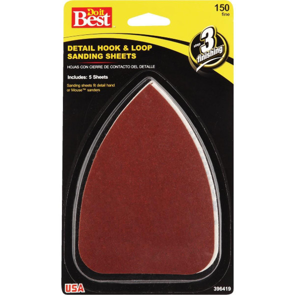 3731004 150 Grit Mouse Sandpaper (5-Pack)