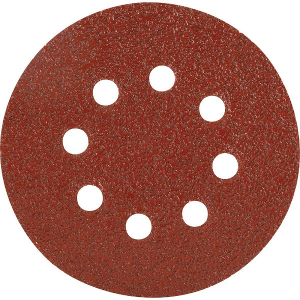 4347004 5 In. 40-Grit 8-Hole Pattern Vented Sanding Disc with Hook & Loop Backing (50-Pack)