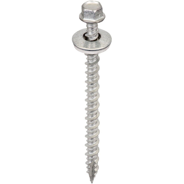 SW-MW25G250 Acorn International 2-1/2 In. Washered Galvanized Metal To Wood Screw (250 Ct.)