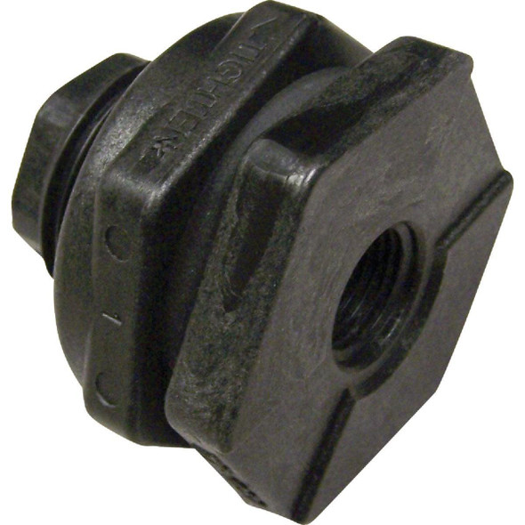 TF12PE Abbott Rubber 1/2 In. Bulkhead Adapter