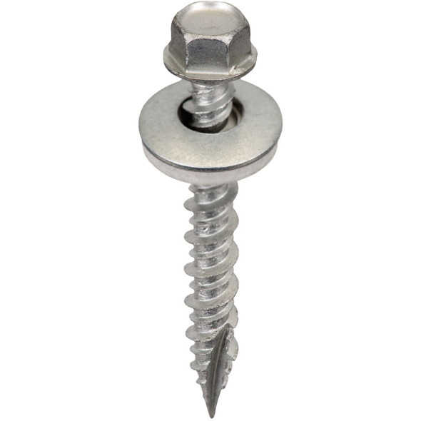 SW-MW15G250 Acorn International 1-1/2 In. Washered Galvanized Metal To Wood Screw (250 Ct.)