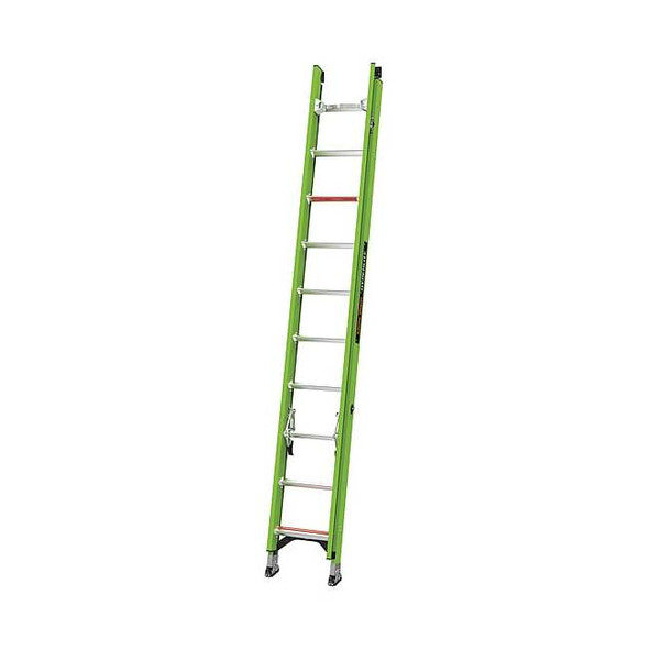 20 ft Fiberglass Extension Ladder, 375 lb Load Capacity
