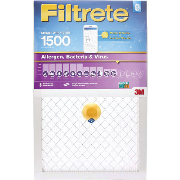 Filtrete 20x25x1 1500 Smrt Filter S2003-4 Pack of 4