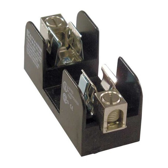 Open Fuse Block, 0 to 30A Amp Range, 250V AC/DC Volt Rating, 1 Poles, Box Lug