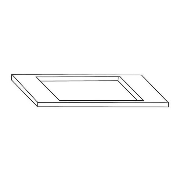Ice-O-Matic Bin Top, Gray, Metal KBT19