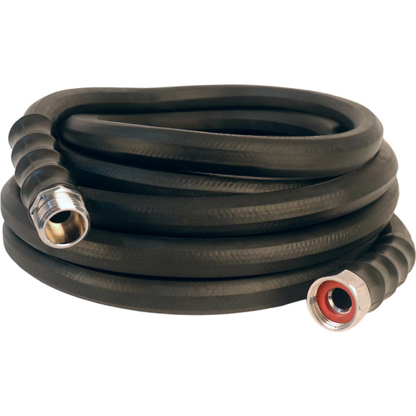 Green Thumb 5-8 In. Dia. x 50 Ft. Black Rubber Hot Water Garden Hose 8650GT-50 706954