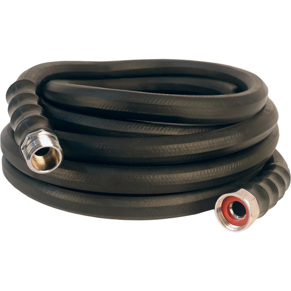 Green Thumb 5-8 In. Dia. x 100 Ft. Black Rubber Hot Water Garden Hose 8650GT-100 716666
