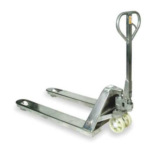 Dayton PalletJack,62in,27in,Silver,4400lb 2ZE62