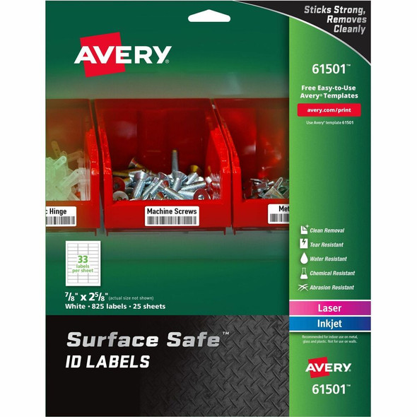 Avery&reg; Surface Safe ID Label 61501
