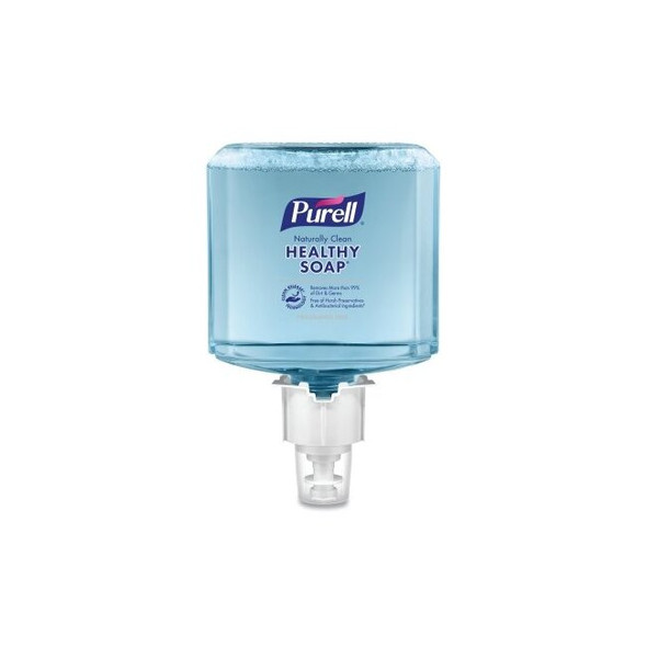 Professional CRT HEALTHY SOAP® Naturally Clean Fragrance-Free Foam Refill, 1200 mL, Cartridge, for ES6 Dispenser
