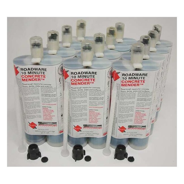 Je Tomes Concrete Repair Compound, Cartridge, Gray, JET-12 JET-12