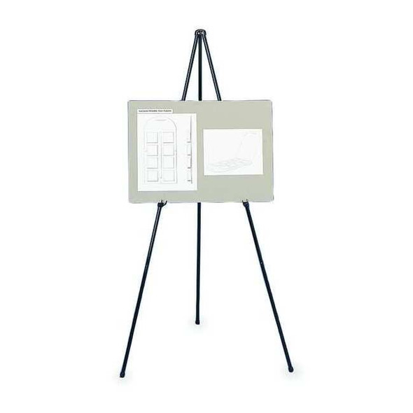 Quartet Portable Folding Easel,63 inx34 in,Black 27E