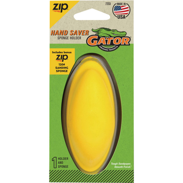 Gator Grit Zip 120 Grit Sanding Sponge Holder 7233
