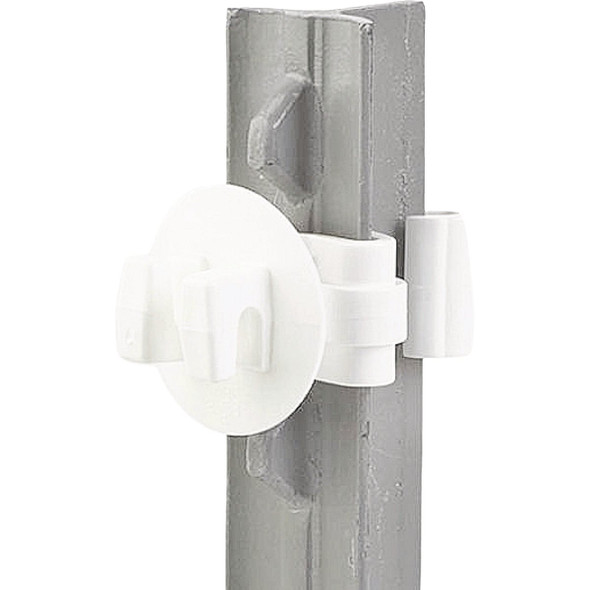 Dare Snug 1 In. White T-Post Insulator Extender (25-Pack) SNUG-STP-25W