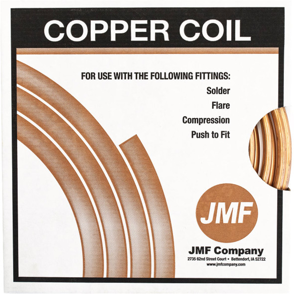 JMF Company 1/4 In. x 10 Ft. Type M Copper Tube 6363204759806
