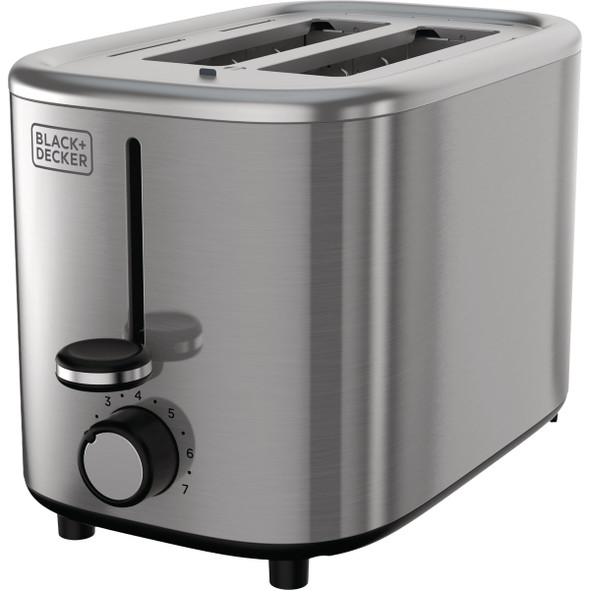 Black & Decker 2-Slice Toaster with Extra Wide Slots, Stainless Steel TR0011SSA