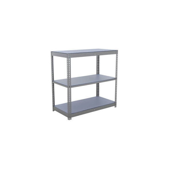 Global Industrial 3 Shelf Commercial Duty Boltless Shelving Starter 48""W x 12""