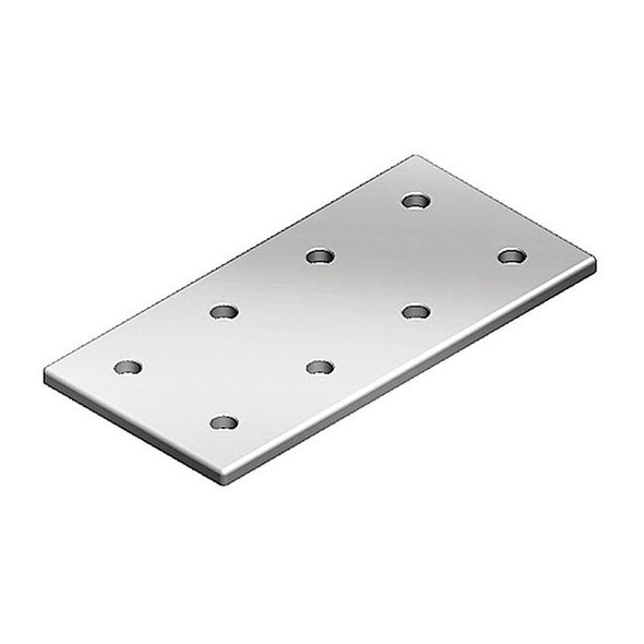 Fath JoiningPlate,Aluminum,Gray,6mm,76mm 093VD80160