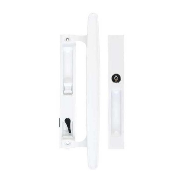 Wright Products Keyed Flush Mount with Handle, White VK1297WH