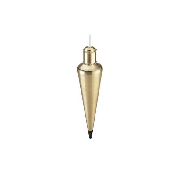 Plumb Bobs, 12 oz, Corrosion Resistant Steel/Brass,