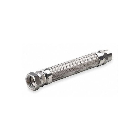 Hose Master 3/8" Dia x 12" L 321 SS Flexible Metal Hose G037SHXJ120