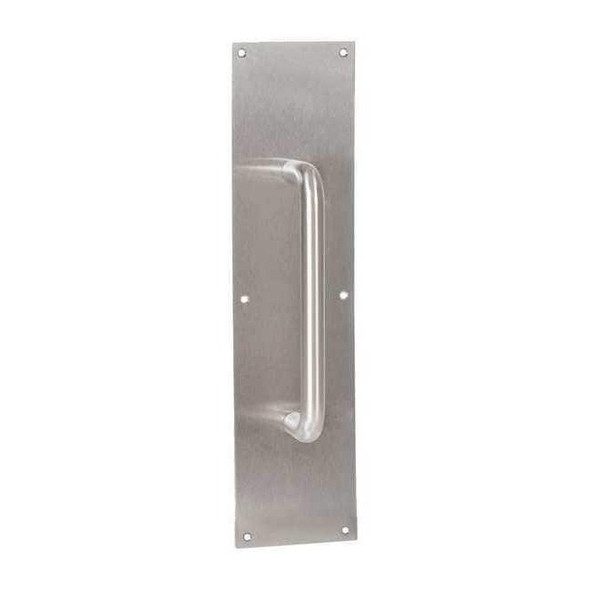 Trimco DOOR PULL PLATE 3.5 x 15" W/ 8" CTC PULL 1017-2B.710CU