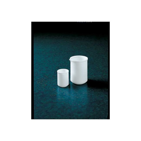 Beaker, PTFE, Low Form, 50 mL / 1.69 fl oz Capacity, Not Rated Not Applicable