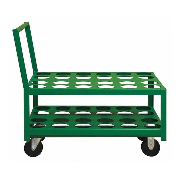 Durham Mfg MedicalCylinderCart,37in,25in,Grn,1400lb MCC-2436-5PO-83T