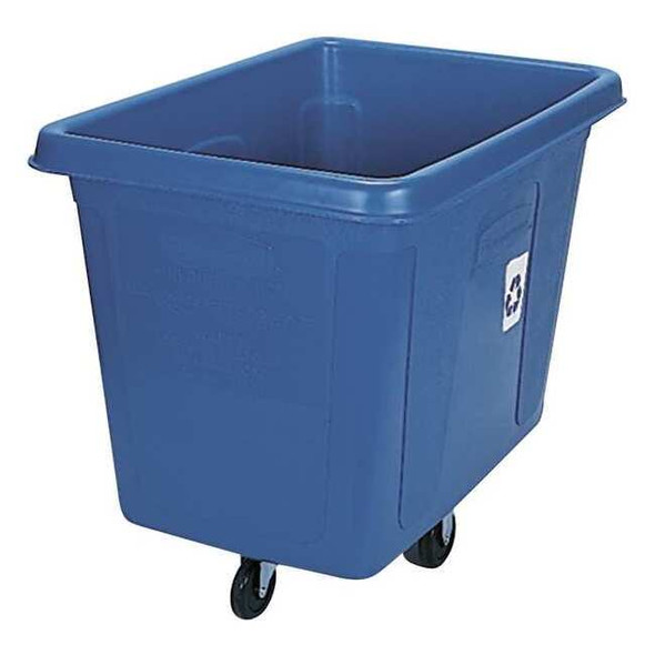 Rubbermaid Commercial CubeTruck,433/4in,31in,Blue,500lb FG461673BLUE