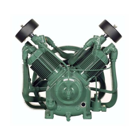 Air Compressor Pump, 7 1/2 hp, 10 hp, 2 Stage, 64 fl oz Oil Capacity, 4 Cylinder