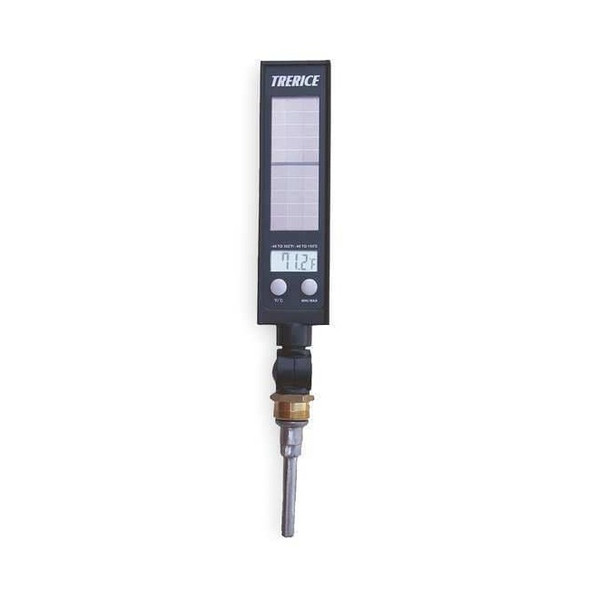 Digital Solar Powered Thermometer, -40 Degrees to 300 Degrees F