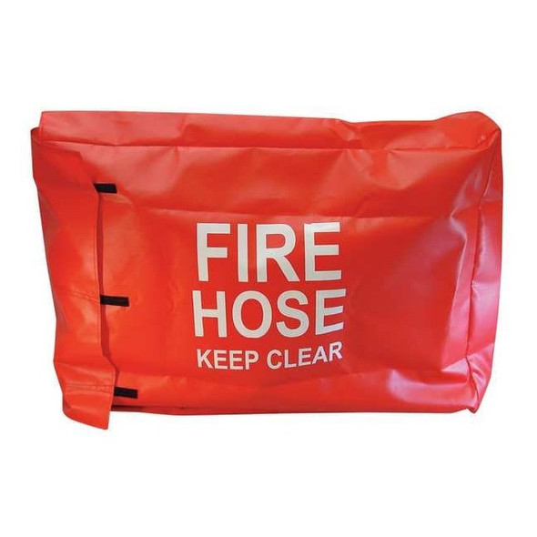 Moon American Fire Hose Cover,24 In.L,4 In.W,Red 132-3