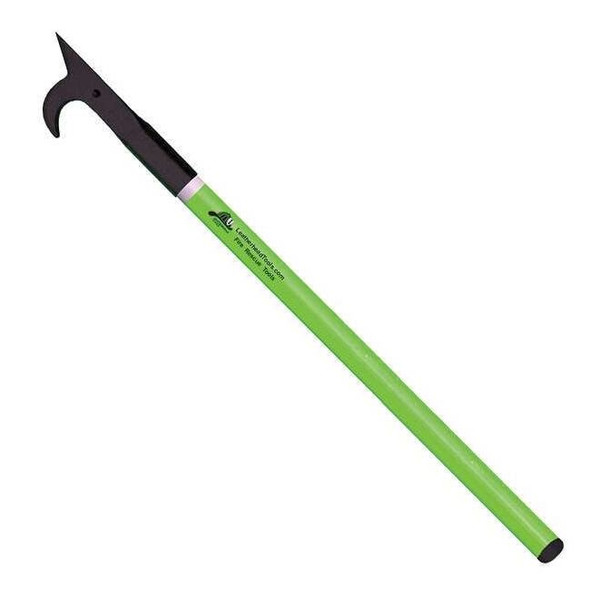 Leatherhead Tools American Hook, 10 ft. Pro-Lite Pole, HiViz Lime PLL-10AH-B