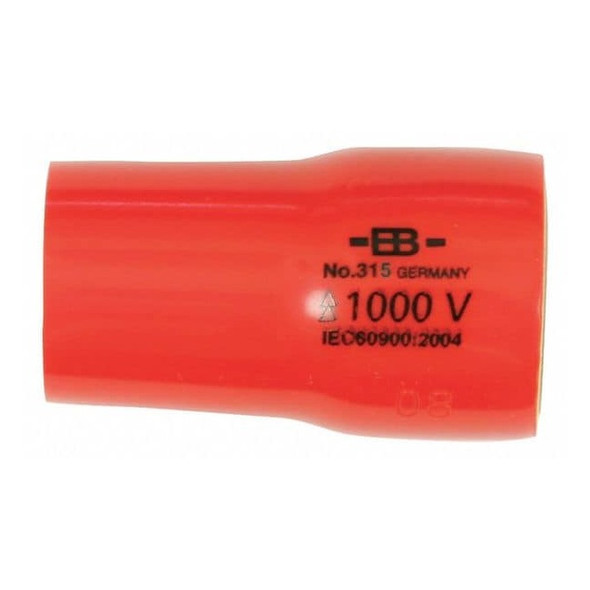 Wiha 3/8 in Drive, 22mm Hex, Metric Socket 31522