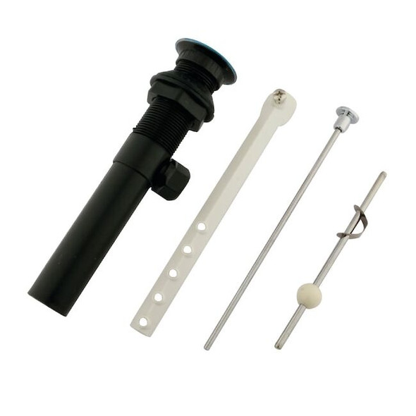 Kingston Brass Brass, Bathroom Sink Drain, Pop-Up Drain with Overflow KP1000