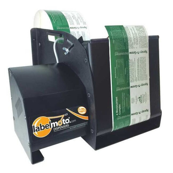 Electric Label Dispenser, 14-7/16"L, Max. Label Width: 8"