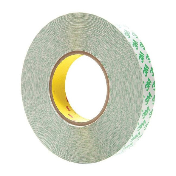 Film Tape, 1 in W, 54 5/8 yd L, 10.2 mil, Vinyl Film, Double-Sided, 18 PK