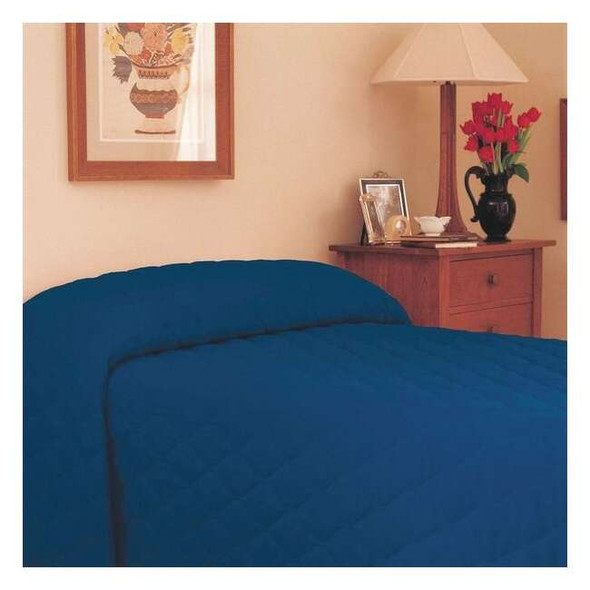 Martex Bedspread,110 in L,Navy MAINSPREAD NAVY