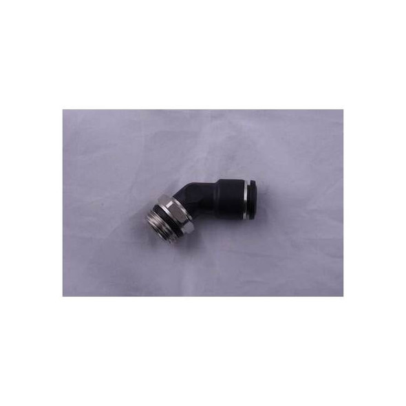 Aignep Usa Push to Connect Fitting, Nylon, Black 55170-10-1/4