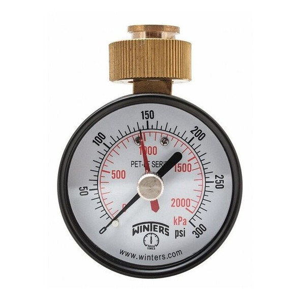 Winters Lead-Free Pressure Gauge,  +/-3-2-3%, Bl PETM217LF