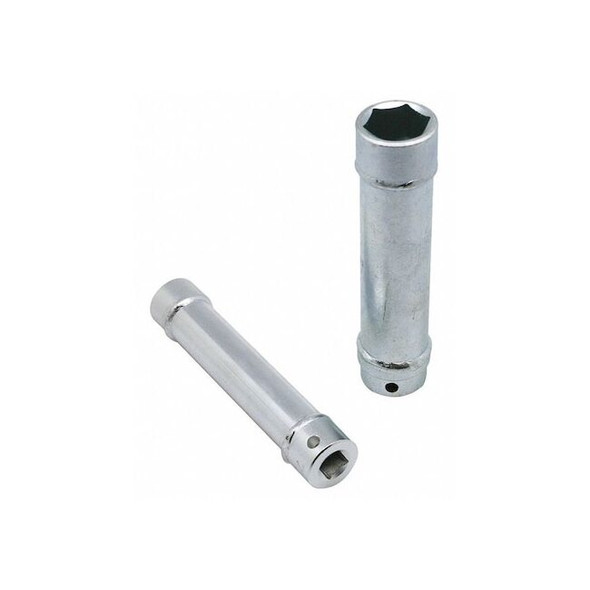 1/2 in Drive, 22mm Metric Socket, 6 Points,  Steel, Zinc Plated, 22 mm