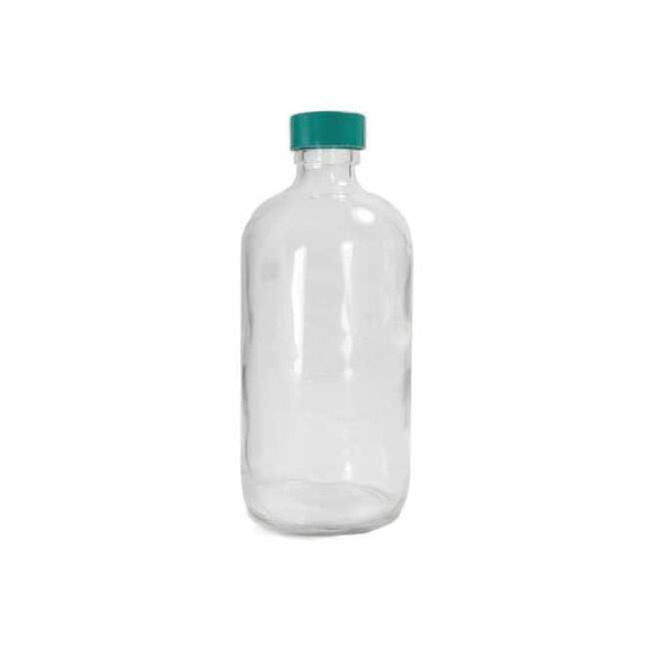 Qorpak Boston Round Bottle, 2 Oz., Narrow,PK24 GLC-01099