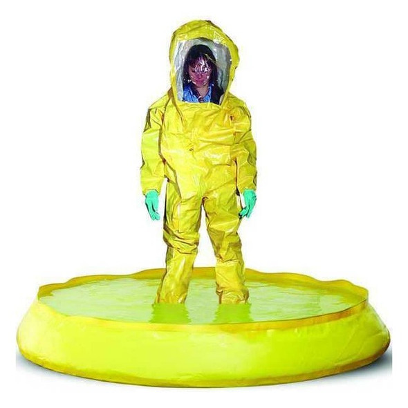 Eagle Mfg Hazmat Pool, 100 gal Capacity, 42 in x 42 in x 14 in, Yellow T8602