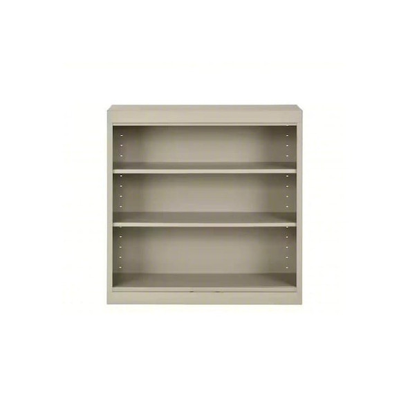 Sandusky Lee Welded Steel Bookcase, 36x12x36, Putty BA20361236-07