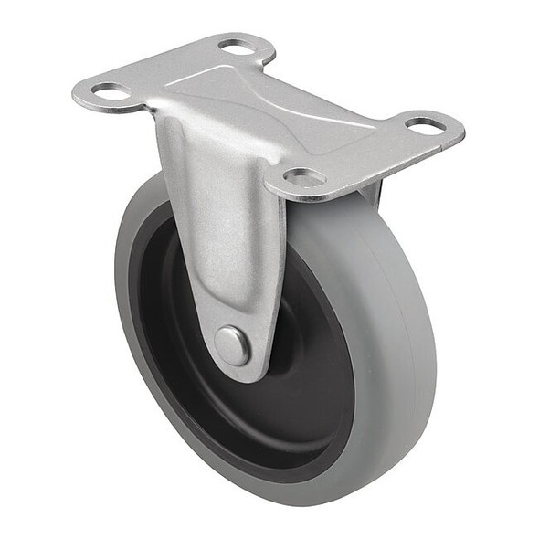 3" X 13/16" Non-Marking Polyurethane Rigid Caster, No Brake, Loads Up To 120 lb